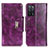 Coque Portefeuille Livre Cuir Etui Clapet N04P pour Oppo A55 5G Violet