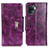 Coque Portefeuille Livre Cuir Etui Clapet N04P pour Oppo A94 4G Violet