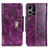 Coque Portefeuille Livre Cuir Etui Clapet N04P pour Oppo F21 Pro 4G Violet