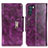 Coque Portefeuille Livre Cuir Etui Clapet N04P pour Oppo K9 Pro 5G Violet