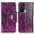 Coque Portefeuille Livre Cuir Etui Clapet N04P pour Oppo Reno5 A Violet