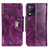 Coque Portefeuille Livre Cuir Etui Clapet N04P pour Realme Q3i 5G Violet