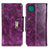 Coque Portefeuille Livre Cuir Etui Clapet N04P pour Samsung Galaxy F42 5G Violet