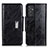 Coque Portefeuille Livre Cuir Etui Clapet N04P pour Samsung Galaxy M14 5G Noir