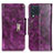 Coque Portefeuille Livre Cuir Etui Clapet N04P pour Samsung Galaxy M32 4G Violet