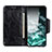 Coque Portefeuille Livre Cuir Etui Clapet N04P pour Samsung Galaxy M53 5G Petit