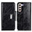 Coque Portefeuille Livre Cuir Etui Clapet N04P pour Samsung Galaxy S21 5G Petit