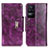 Coque Portefeuille Livre Cuir Etui Clapet N04P pour Xiaomi Poco F4 5G Violet