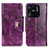 Coque Portefeuille Livre Cuir Etui Clapet N04P pour Xiaomi Redmi 10 Power Violet