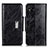 Coque Portefeuille Livre Cuir Etui Clapet N04P pour Xiaomi Redmi 9C NFC Noir