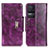 Coque Portefeuille Livre Cuir Etui Clapet N04P pour Xiaomi Redmi K50 5G Violet