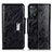 Coque Portefeuille Livre Cuir Etui Clapet N04P pour Xiaomi Redmi Note 11 Pro 4G Noir