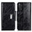 Coque Portefeuille Livre Cuir Etui Clapet N04P pour Xiaomi Redmi Note 11S 4G Noir