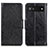 Coque Portefeuille Livre Cuir Etui Clapet N05P pour Google Pixel 7a 5G Noir