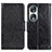 Coque Portefeuille Livre Cuir Etui Clapet N05P pour Huawei Honor 90 5G Noir