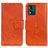 Coque Portefeuille Livre Cuir Etui Clapet N05P pour Motorola Moto E13 Orange