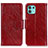 Coque Portefeuille Livre Cuir Etui Clapet N05P pour Motorola Moto Edge 20 Lite 5G Rouge