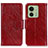 Coque Portefeuille Livre Cuir Etui Clapet N05P pour Motorola Moto Edge (2023) 5G Rouge