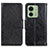 Coque Portefeuille Livre Cuir Etui Clapet N05P pour Motorola Moto Edge 40 5G Noir