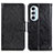 Coque Portefeuille Livre Cuir Etui Clapet N05P pour Motorola Moto Edge X30 5G Noir