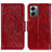 Coque Portefeuille Livre Cuir Etui Clapet N05P pour Motorola Moto G14 Rouge