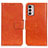 Coque Portefeuille Livre Cuir Etui Clapet N05P pour Motorola Moto G42 Orange