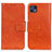 Coque Portefeuille Livre Cuir Etui Clapet N05P pour Motorola Moto G50 5G Orange