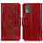 Coque Portefeuille Livre Cuir Etui Clapet N05P pour Nokia C02 Rouge