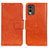 Coque Portefeuille Livre Cuir Etui Clapet N05P pour Nokia C210 Orange