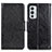 Coque Portefeuille Livre Cuir Etui Clapet N05P pour OnePlus 9RT 5G Noir