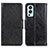 Coque Portefeuille Livre Cuir Etui Clapet N05P pour OnePlus Nord 2 5G Noir