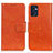 Coque Portefeuille Livre Cuir Etui Clapet N05P pour Oppo Reno7 5G Orange