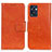 Coque Portefeuille Livre Cuir Etui Clapet N05P pour Oppo Reno7 SE 5G Orange