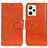 Coque Portefeuille Livre Cuir Etui Clapet N05P pour Realme C35 Orange