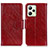 Coque Portefeuille Livre Cuir Etui Clapet N05P pour Realme C35 Rouge