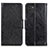 Coque Portefeuille Livre Cuir Etui Clapet N05P pour Samsung Galaxy A03 Noir