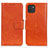 Coque Portefeuille Livre Cuir Etui Clapet N05P pour Samsung Galaxy A03 Orange