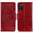 Coque Portefeuille Livre Cuir Etui Clapet N05P pour Samsung Galaxy F02S SM-E025F Rouge