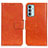 Coque Portefeuille Livre Cuir Etui Clapet N05P pour Samsung Galaxy M13 4G Orange