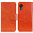 Coque Portefeuille Livre Cuir Etui Clapet N05P pour Samsung Galaxy XCover 5 SM-G525F Orange