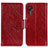 Coque Portefeuille Livre Cuir Etui Clapet N05P pour Samsung Galaxy XCover 5 SM-G525F Rouge