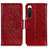 Coque Portefeuille Livre Cuir Etui Clapet N05P pour Sony Xperia 10 IV Rouge