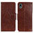 Coque Portefeuille Livre Cuir Etui Clapet N05P pour Sony Xperia Ace III Marron