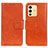 Coque Portefeuille Livre Cuir Etui Clapet N05P pour Vivo V23 5G Orange