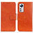 Coque Portefeuille Livre Cuir Etui Clapet N05P pour Xiaomi Mi 12S 5G Orange
