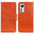 Coque Portefeuille Livre Cuir Etui Clapet N05P pour Xiaomi Mi 12X 5G Orange