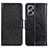 Coque Portefeuille Livre Cuir Etui Clapet N05P pour Xiaomi Poco X4 GT 5G Noir