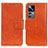 Coque Portefeuille Livre Cuir Etui Clapet N05P pour Xiaomi Redmi K50 Ultra 5G Orange