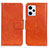 Coque Portefeuille Livre Cuir Etui Clapet N05P pour Xiaomi Redmi Note 12 Explorer Orange