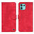 Coque Portefeuille Livre Cuir Etui Clapet N06P pour Motorola Moto Edge 20 Lite 5G Rouge